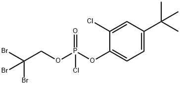 4-TERT-BUTYL-2-CHLOROPHENYL-2,2,2-TRIBROMOETHYL PHOSPHOROCHLORIDATE Struktur