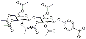 p-Nitrophenyl -D-Cellobioside Heptacetate Struktur