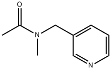 N1-METHYL-N1-(3-PYRIDYLMETHYL)ACETAMIDE Struktur