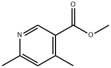 4,6-DiMethylpyridin-3-carboxylic acid Methyl ester Struktur