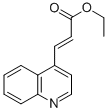 3-QUINOLIN-4-YL-ACRYLIC ACID ETHYL ESTER Struktur