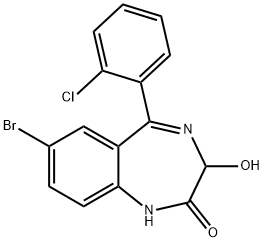 3-hydroxyphenazepam Struktur