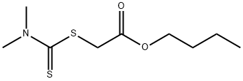 butyl [[(dimethylamino)thioxomethyl]thio]acetate Struktur