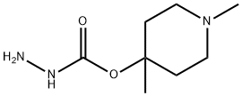 Hydrazinecarboxylic acid, 1,4-dimethyl-4-piperidinyl ester (9CI) Struktur