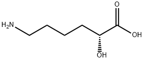 (R)-6-Amino-2-hydroxyhexanoic acid Struktur