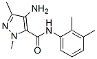 1H-Pyrazole-5-carboxamide,4-amino-N-(2,3-dimethylphenyl)-1,3-dimethyl- Struktur