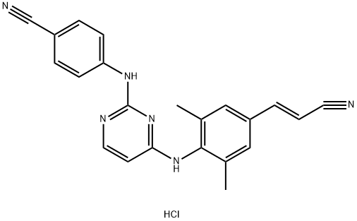 RILPIVIRINE HCL Struktur