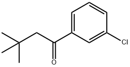 3'-CHLORO-3,3-DIMETHYLBUTYROPHENONE Struktur