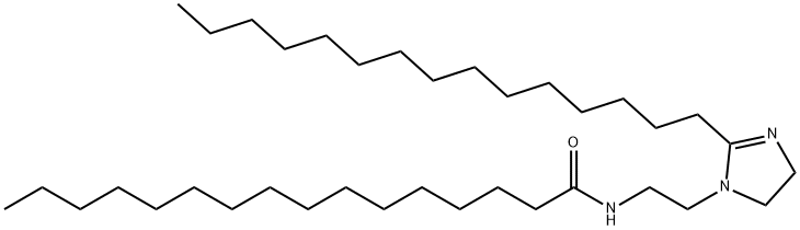 N-[2-(4,5-dihydro-2-pentadecyl-1H-imidazol-1-yl)ethyl]hexadecan-1-amide Struktur