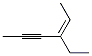 Hexa-2-yn-4-ene, 4-ethyl-, (Z)- Struktur