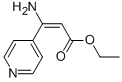 3-AMINO-3-(4-PYRIDINYL)-2-PROPENOIC ACID ETHYL ESTER Struktur