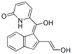 6-[Hydroxy[2-(2-hydroxyethenyl)-1H-inden-1-ylidene]methyl]-2(1H)-pyridinone Struktur