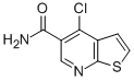 4-CHLOROTHIENO[2,3-B]PYRIDINE-5-CARBOXAMIDE Struktur