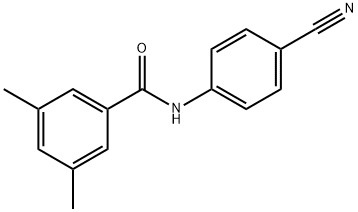 Benzamide, N-(4-cyanophenyl)-3,5-dimethyl- (9CI) Struktur