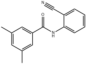 Benzamide, N-(2-cyanophenyl)-3,5-dimethyl- (9CI) Struktur