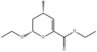 2H-Pyran-6-carboxylicacid,2-ethoxy-3,4-dihydro-4-methyl-,ethylester,(2S,4S)-(9CI) Struktur