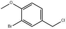 2-BROMO-4-(CHLOROMETHYL)-1-METHOXYBENZENE Struktur