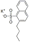 potassium butylnaphthalenesulphonate Struktur