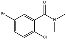 5-Bromo-2-chloro-N,N-dimethylbenzamide Struktur