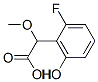 Benzeneacetic acid, 2-fluoro-6-hydroxy--alpha--methoxy- (9CI) Struktur