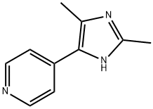 Pyridine,  4-(2,5-dimethyl-1H-imidazol-4-yl)-  (9CI) Struktur