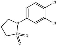 2-(3,4-dichlorophenyl)tetrahydro-1H-1lambda~6~-isothiazole-1,1-dione Struktur