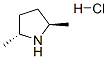 (-)-(2R,5R)-2,5-DIMETHYLPYRROLIDINE, HYDROCHLORIDE Struktur