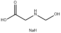 Sodium hydroxymethylglycinate Struktur