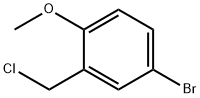 4-BROMO-2-(CHLOROMETHYL)-1-METHOXYBENZENE Struktur