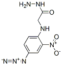 N-(4-azido-2-nitrophenyl)glycyl hydrazide Struktur