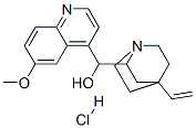 (4-ethenyl-1-azabicyclo[2.2.2]oct-7-yl)-(6-methoxyquinolin-4-yl)methan ol hydrochloride Struktur