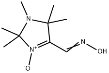 4-HYDROXYIMINOMETHYL-1,2,5,5-PENTAMETHYL-3-IMIDAZOLINE-3-OXIDE Struktur