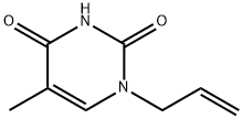 1-ALLYL-5-METHYLPYRIMIDINE-2,4(1H,3H)-DIONE Struktur