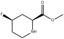 2-Piperidinecarboxylicacid,4-fluoro-,methylester,(2S,4R)-(9CI) Struktur