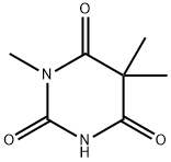 1,5,5-trimethyl-1,3-diazinane-2,4,6-trione Struktur