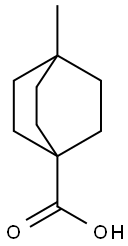 4-Methylbicyclo[2.2.2]octane-1-carboxylic acid Struktur