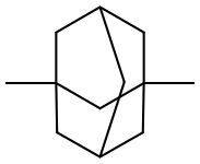 1,3-Dimethyladamantane Structure