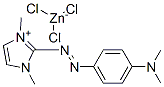 2-[[4-(dimethylamino)phenyl]azo]-1,3-dimethyl-1H-imidazolium trichlorozincate(1-) Struktur