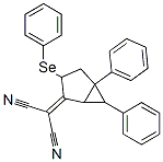 [5,6-Diphenyl-3-(phenylseleno)bicyclo[3.1.0]hexan-2-ylidene]malononitrile Struktur