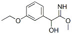 Benzeneethanimidic acid, 3-ethoxy-alpha-hydroxy-, methyl ester (9CI) Struktur