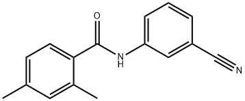 Benzamide, N-(3-cyanophenyl)-2,4-dimethyl- (9CI) Struktur