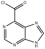 1H-Purine-6-carbonyl chloride (9CI) Struktur