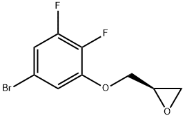 (R)-2-((5-溴-2,3-二氟苯氧基)甲基)環(huán)氧乙烷, 702687-42-1, 結(jié)構(gòu)式