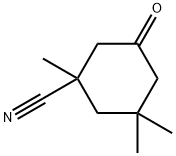 5-oxo-1,3,3-trimethyl-cyclohexanecarbonitril Struktur