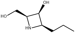 2-Azetidinemethanol, 3-hydroxy-4-propyl-, (2S,3S,4R)- (9CI) Struktur