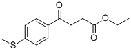 ETHYL 4-(4-METHYLTHIOPHENYL)-4-OXOBUTYRATE Struktur