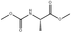 Alanine, N-(methoxycarbonyl)-, methyl ester (9CI) Struktur