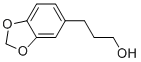 3-BENZO[1,3]DIOXOL-5-YL-PROPAN-1-OL Struktur