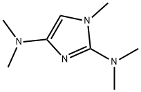 1-METHYL-2,4-BIS(DIMETHYLAMINO)-IMIDAZOLE Struktur