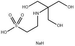 2-[(三(羥甲基)甲基)氨基]-1-乙磺酸鈉 結(jié)構(gòu)式